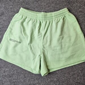 NWOT Pangaia Women's Sweat Shorts Size XXL  Green Organic Cotton